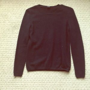 Black cashmere sweater